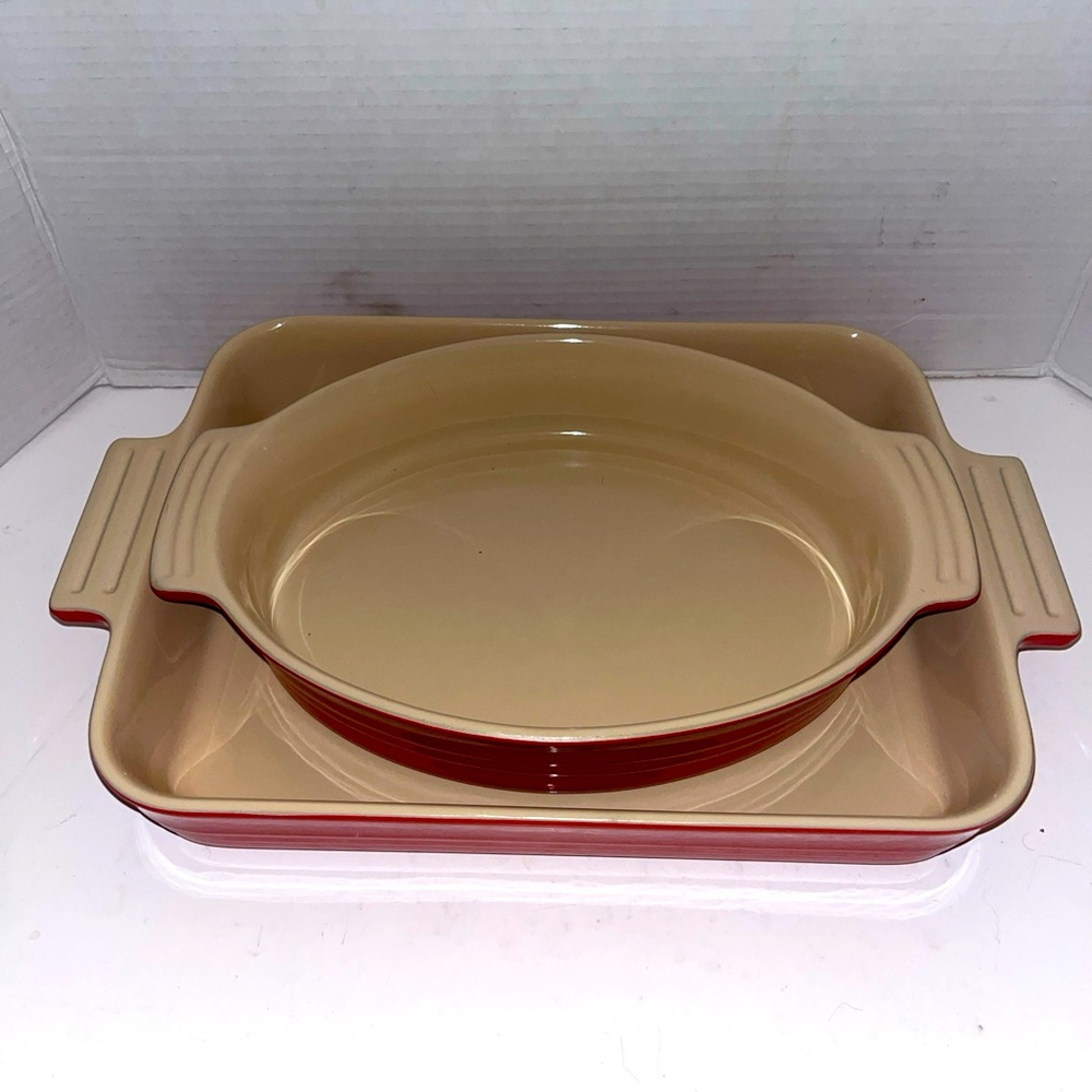 Le Creuset Baking/Casserole Dish Set in Red